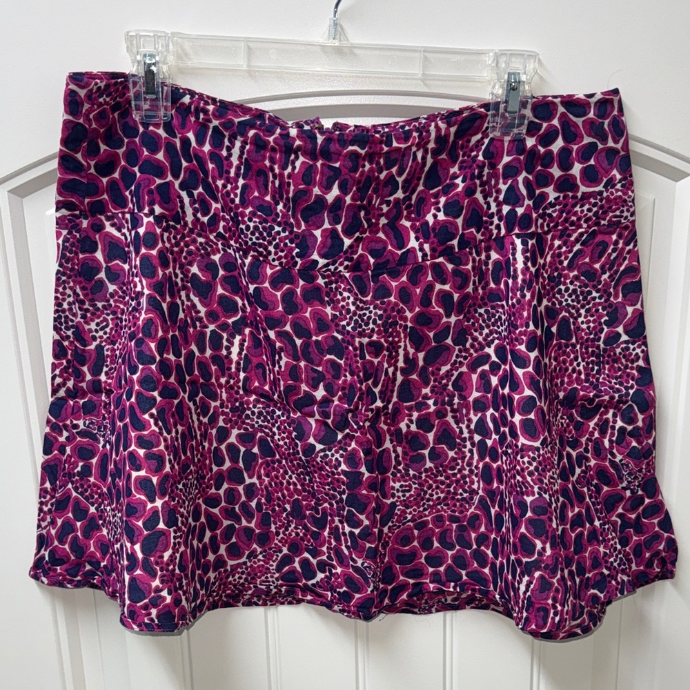 Lilly Pulitzer Vibrant Pink and Purple Mini Skirt